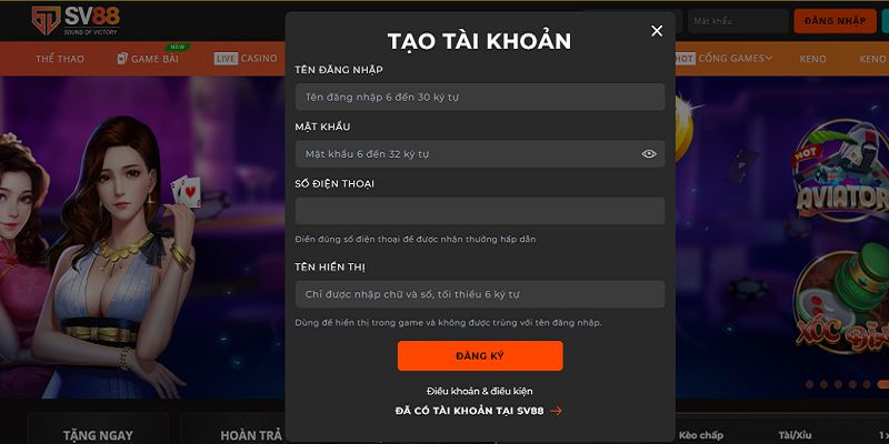 Các sản phẩm bạn có thể trải nghiệm tại M8win - M8win