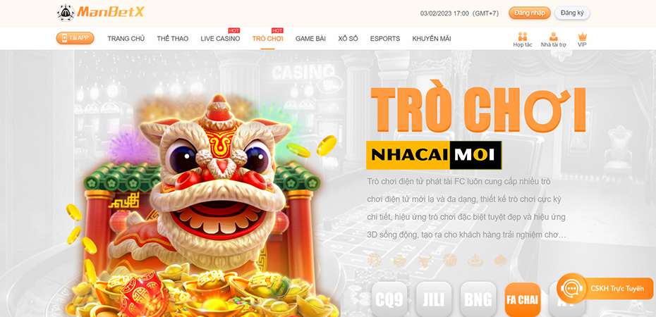 Các dịch vụ được cung cấp bởi Vnd188 Games - Vnd188